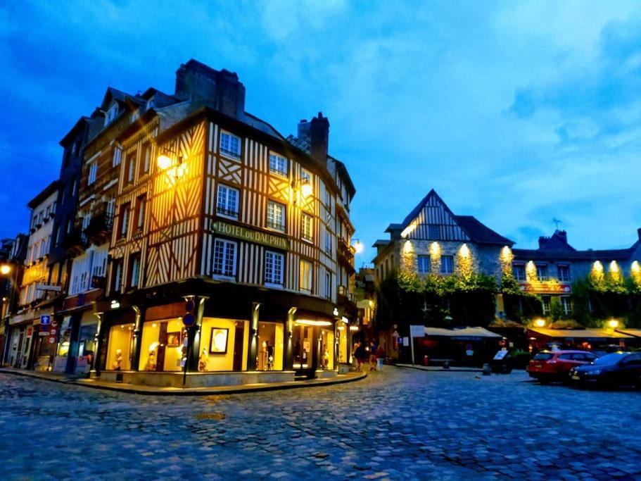 Apartamento Bienvenue Chez Vous Honfleur Exterior foto
